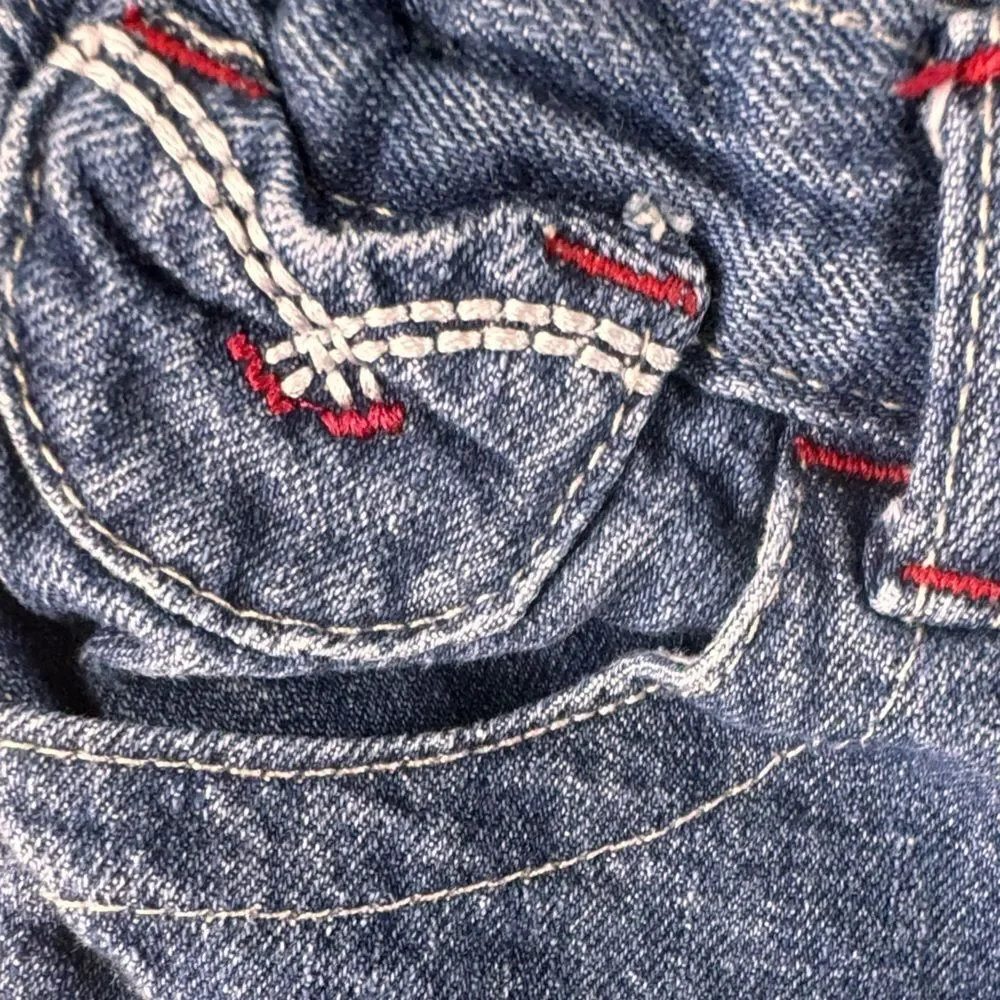 Riders Girls Toddler Kids Embroidered Detail Denim Blue Jeans. 3. 3T.
